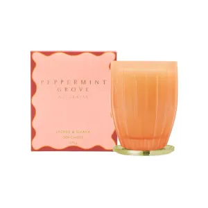 Peppermint Grove Australia Lychee & Guava Candle Limited Edition 370g