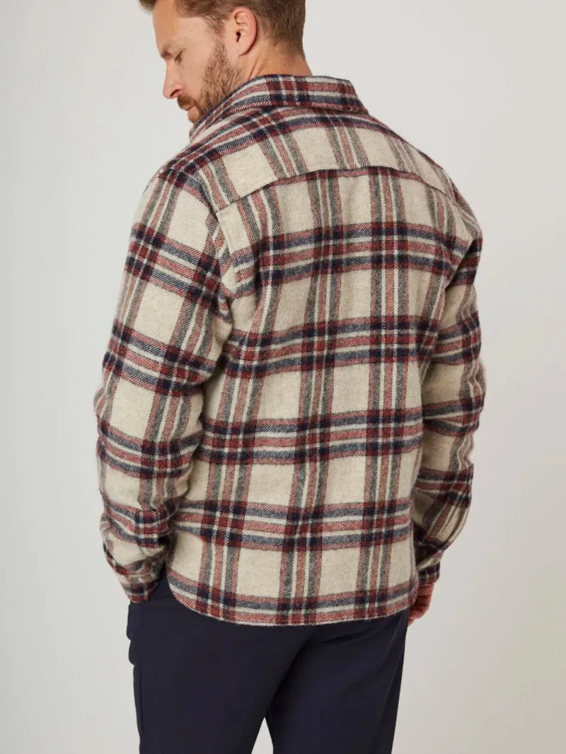 Peregrine Merino Wool Overshirt Oakham