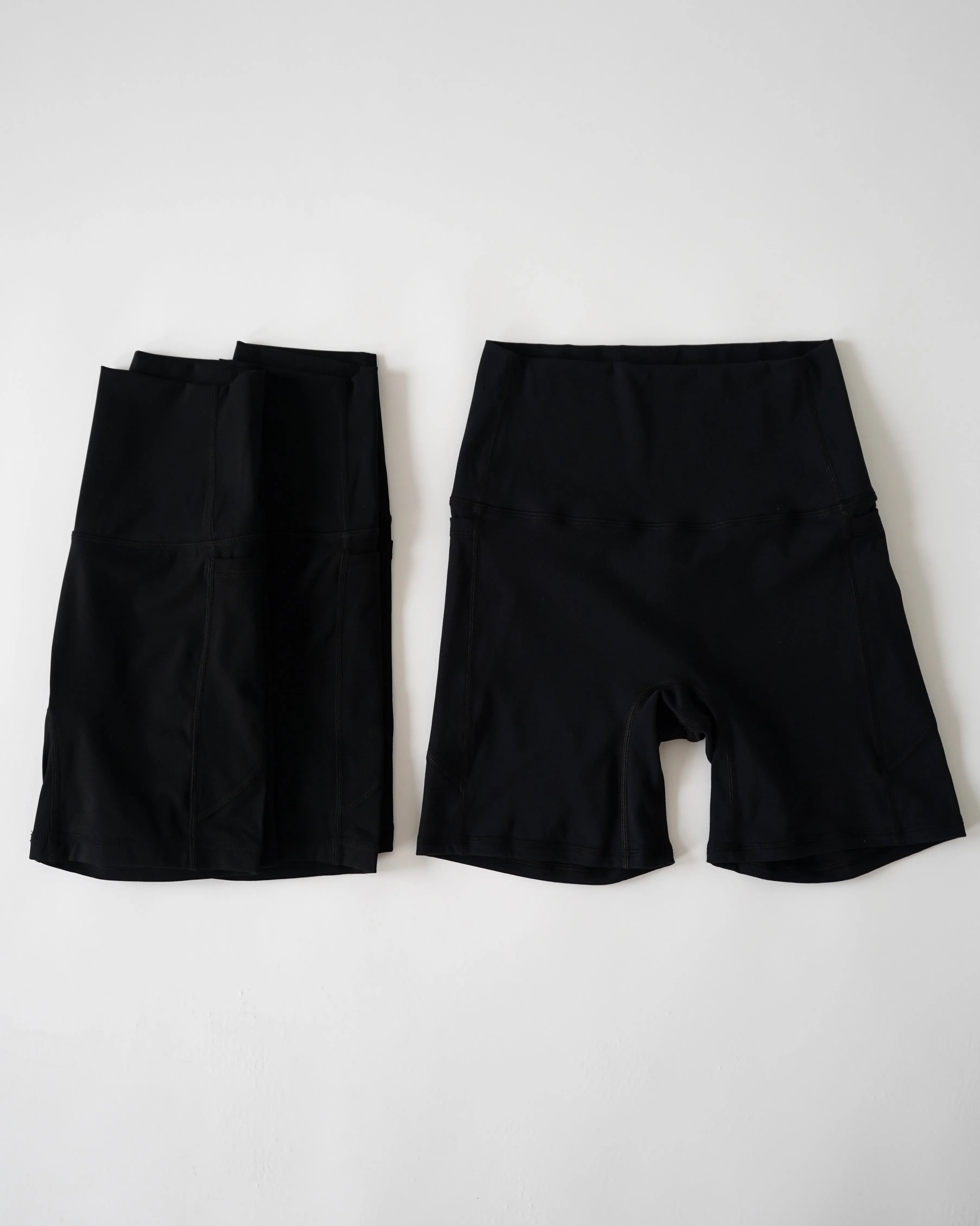 Performance Pocket Biker Shorts - Black 3 Pack