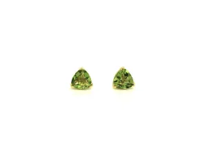 Peridot Stud Trillian Cut Ad No.1098 (6mm )