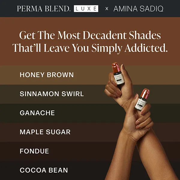 Perma Blend Luxe Chocolate Collection by Amina Sadiq Pigment