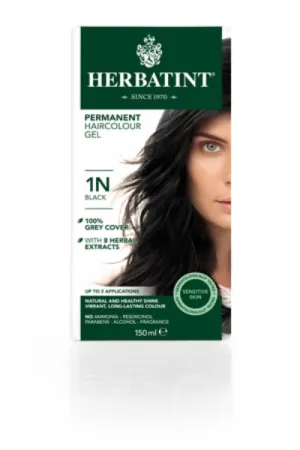 Permanent color 1N, Black, 130 ml