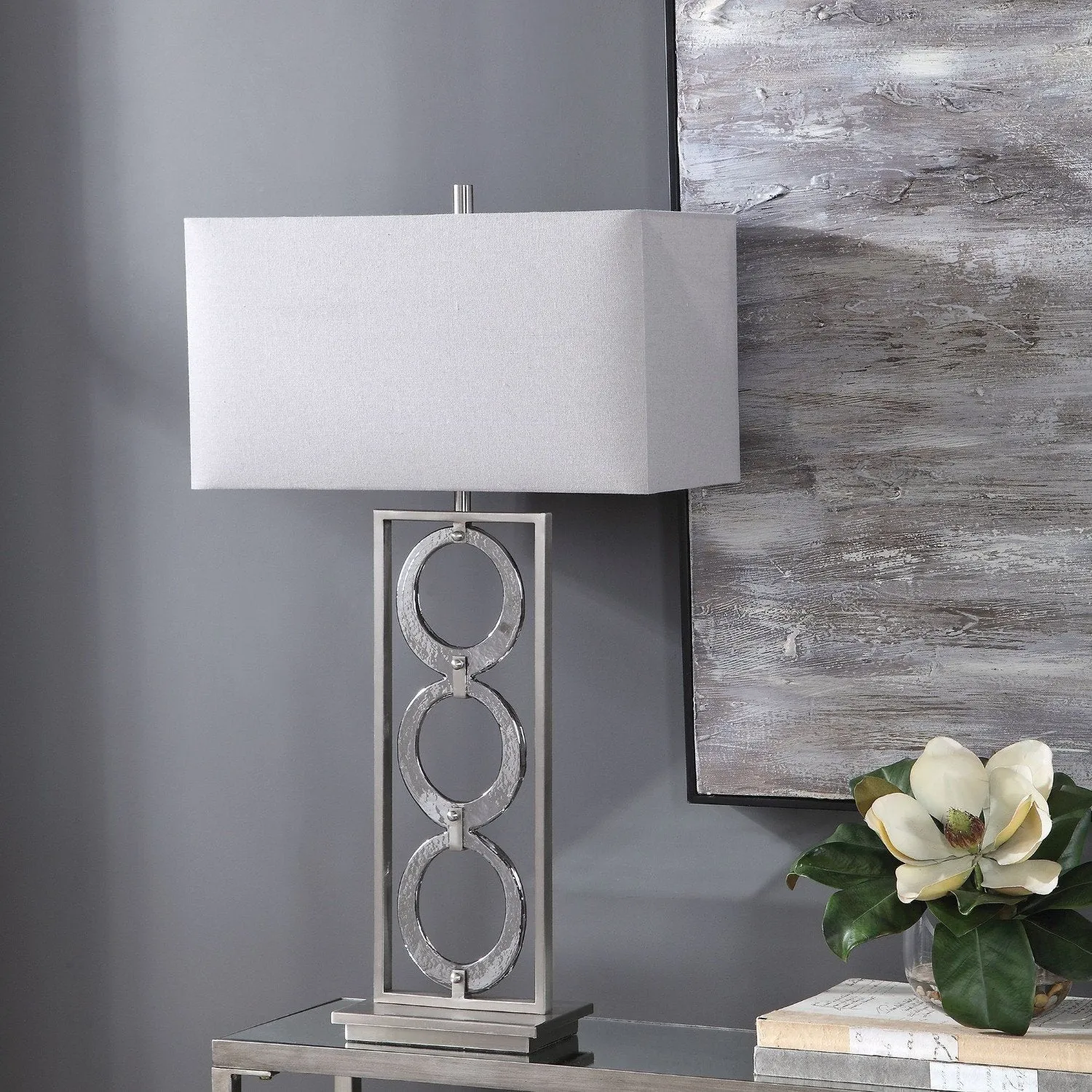 Perrin Nickel Table Lamp