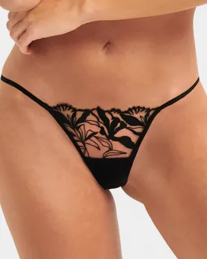 Persephone Brief Sheer/Black