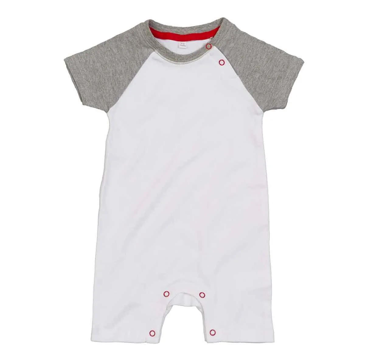 Personalised Baby Baseball Playsuit