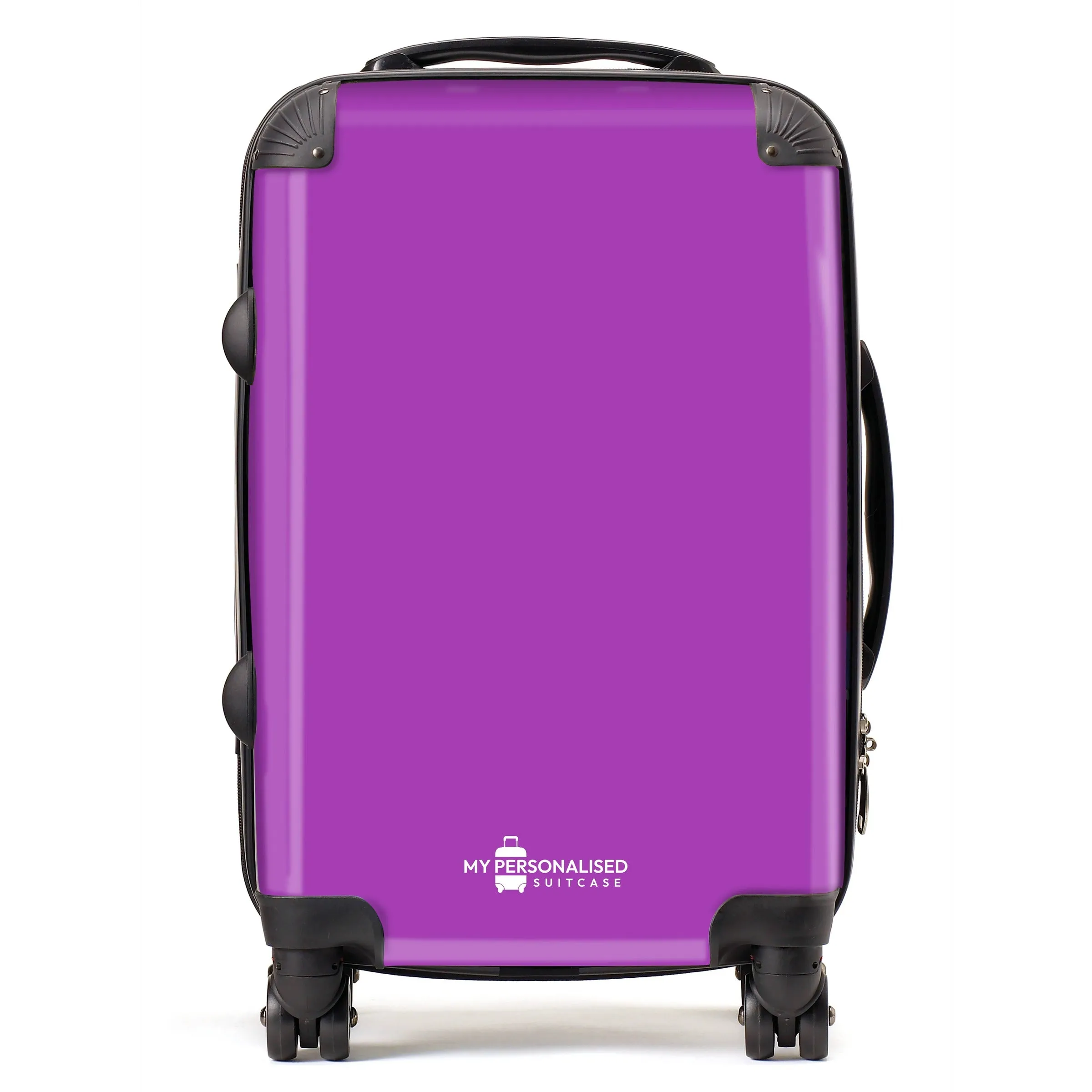 Personalised Moonlight Purple Suitcase