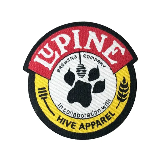 Personalised Woven Patch Sticker 6cm