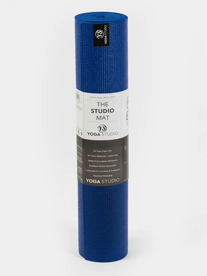 Personalised Yoga Mat 6mm With Custom Design - Blue