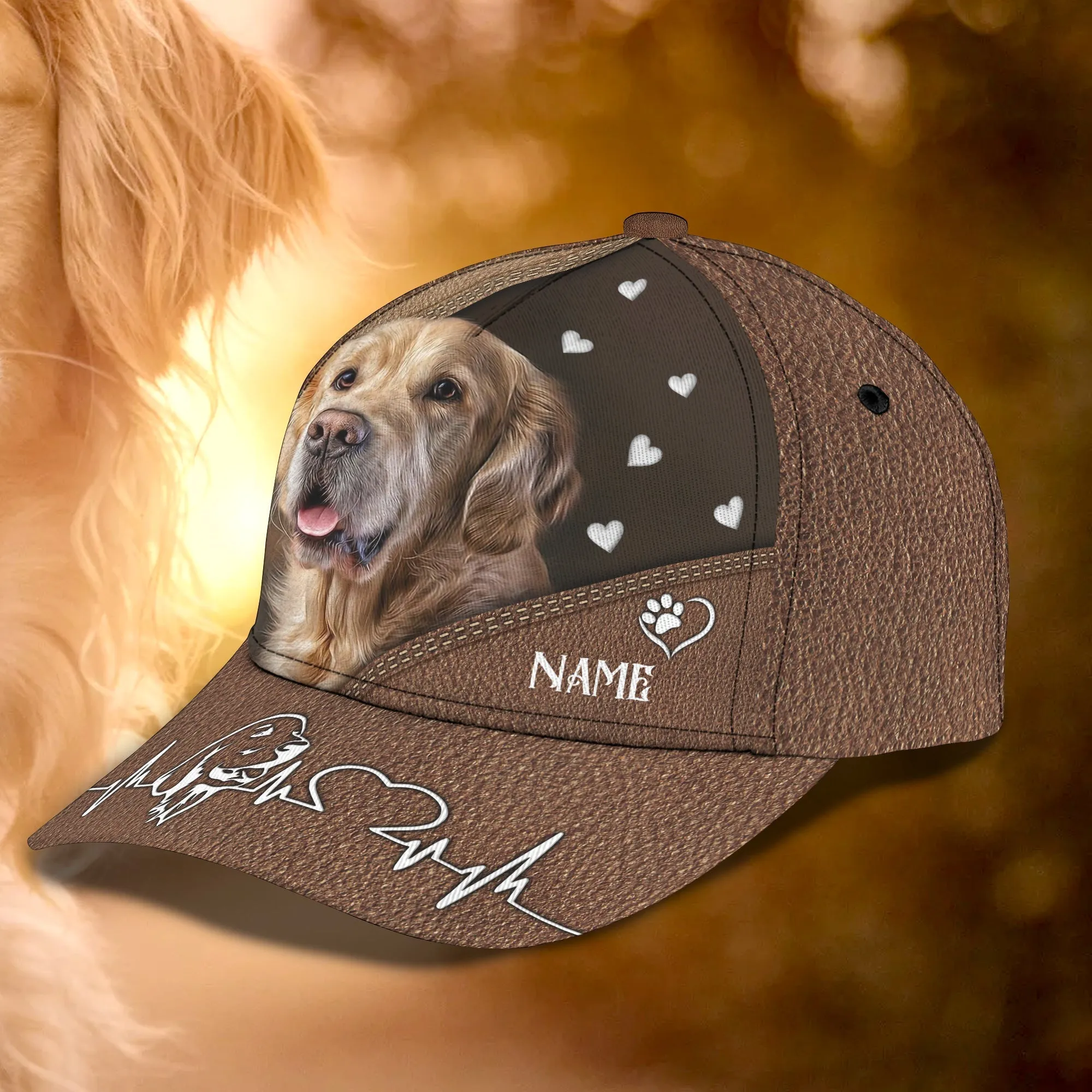 Personalized 3D Full Printed Dog Cap, Baseball Dog Hat For Men And Women, Cap Hat For Dog Lovers