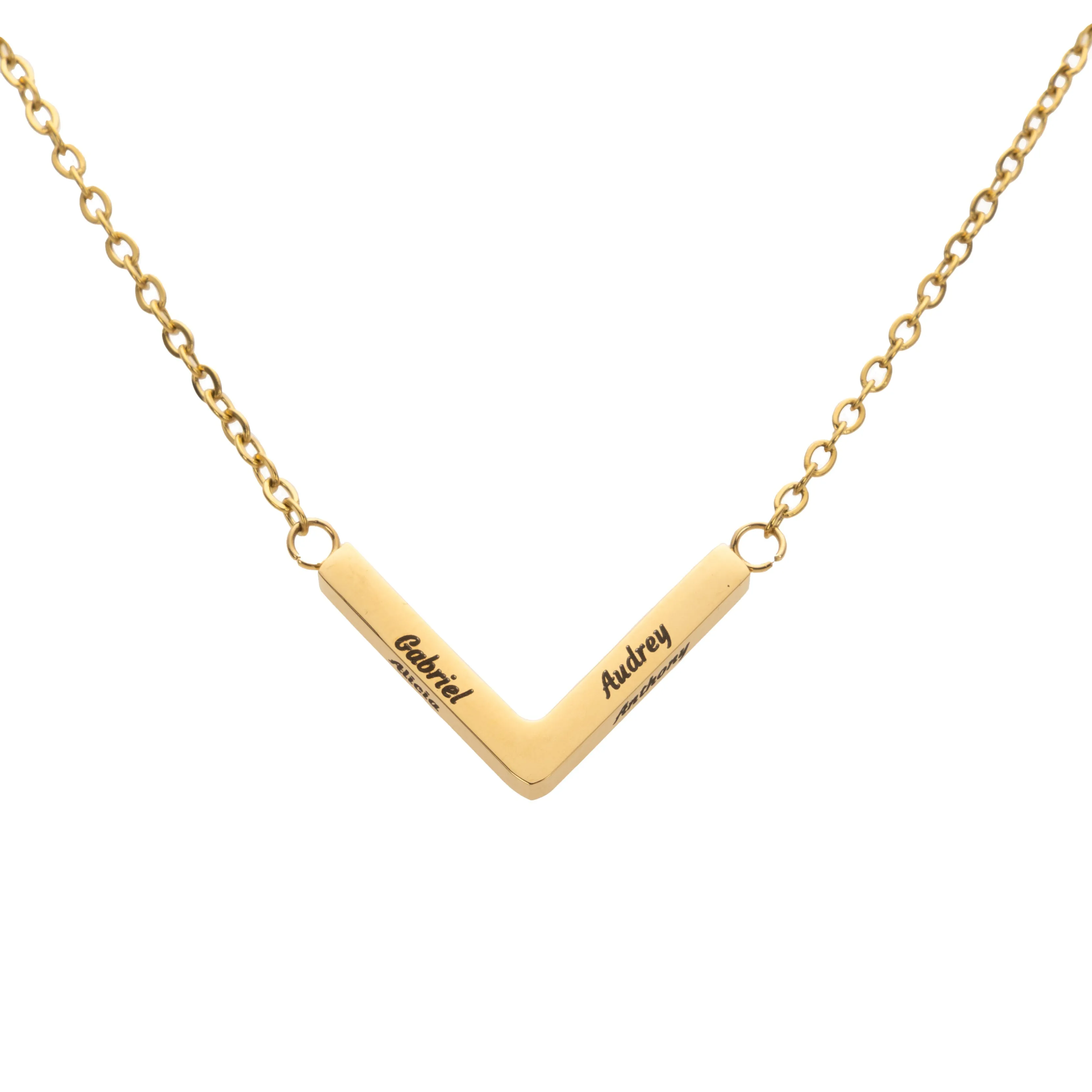 Personalized 4D Bar Necklace