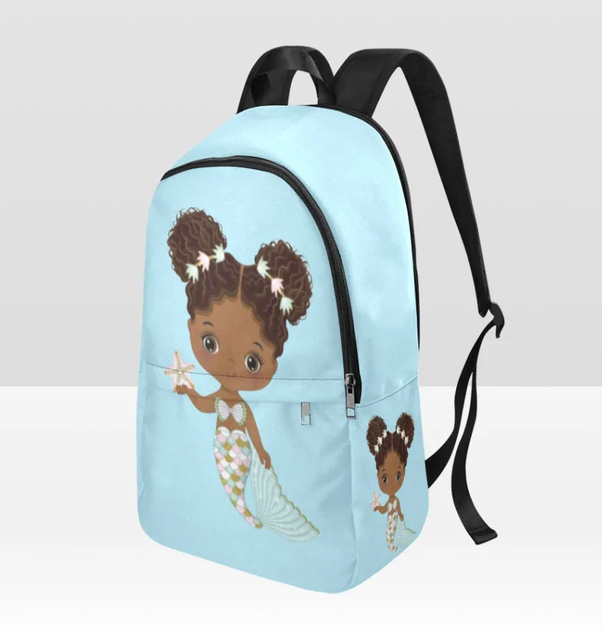 Personalized Blue Mermaid Back Pack