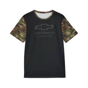 Personalized Chevy Bowtie Camo Men's Sports Jersey Tee