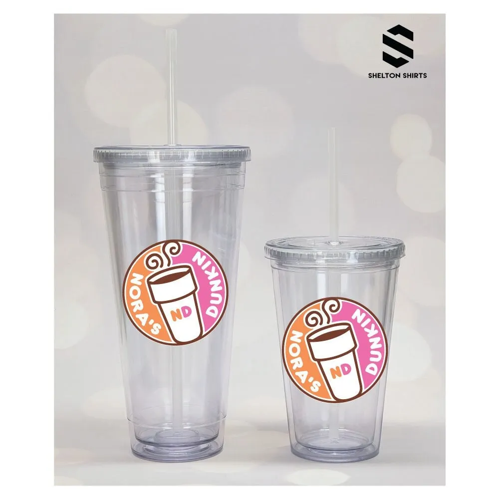 Personalized Dunkin Donuts Sticker - Apply to your favorite Yeti, Stanley or Hydro Flask