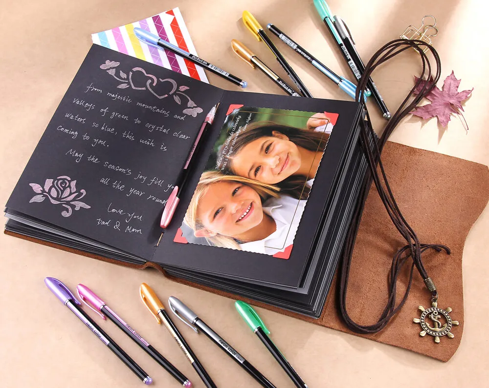 Personalized Leather Photo Album Scrapbook 6"x8"