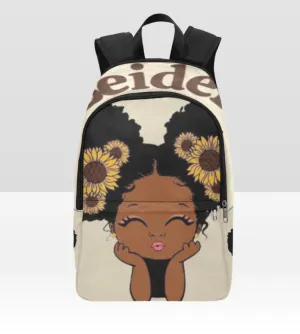 Personalized Sunflower Beauty Back Pack