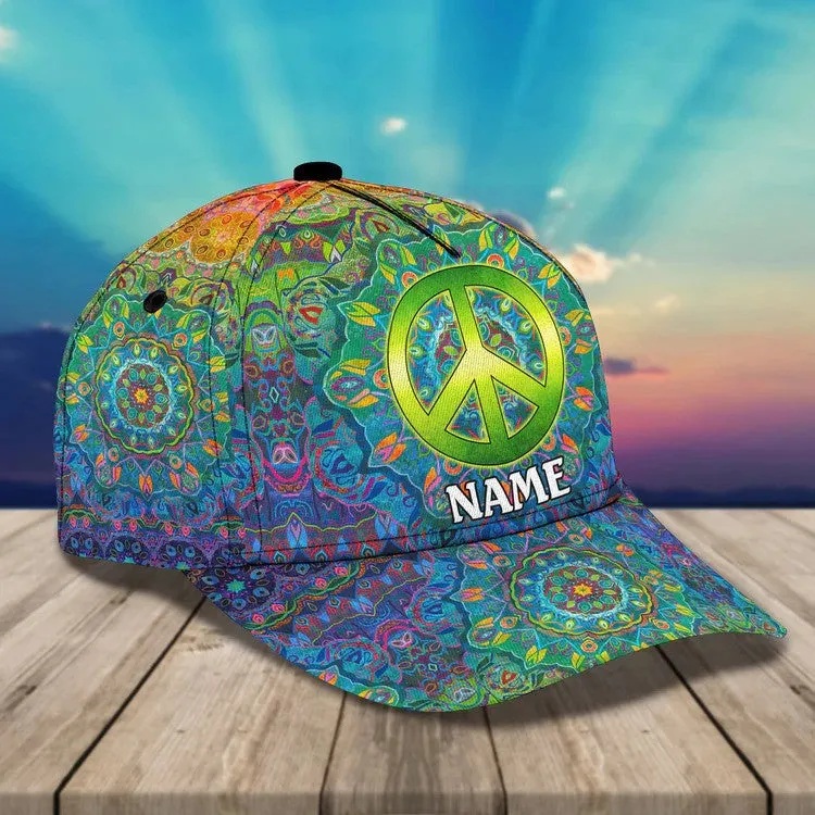 Personalized Sunflowers Hippie Cap 3D All Over Prints for Hippie Girl, Hippie Man Cap Hat