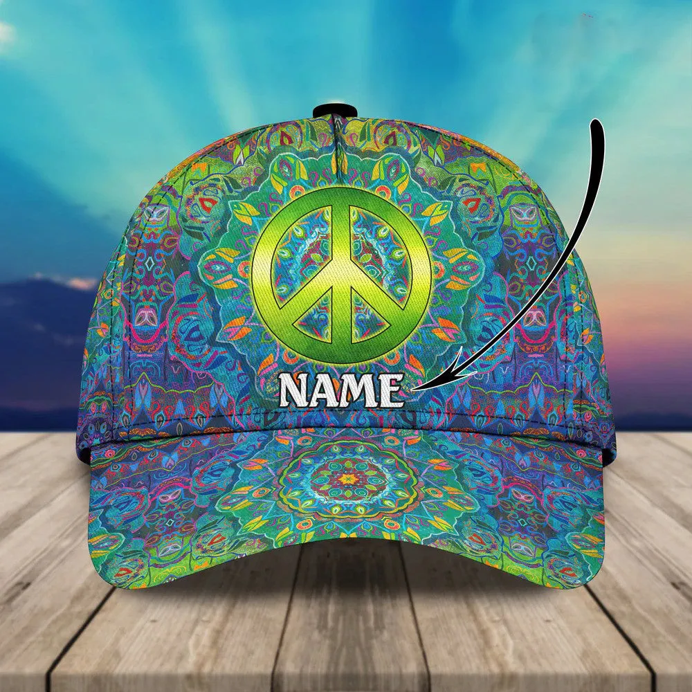 Personalized Sunflowers Hippie Cap 3D All Over Prints for Hippie Girl, Hippie Man Cap Hat