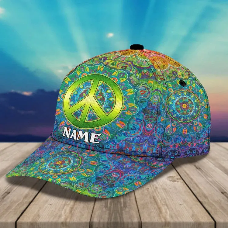 Personalized Sunflowers Hippie Cap 3D All Over Prints for Hippie Girl, Hippie Man Cap Hat