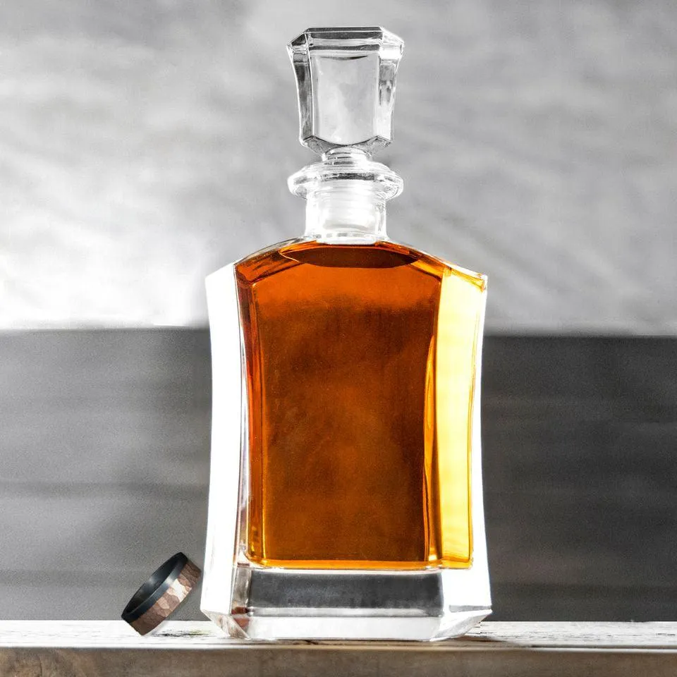 Personalized Time For A Cocktail Decanter