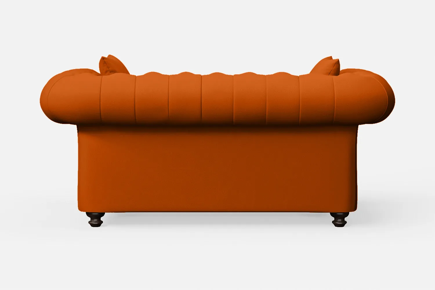 Pesaro 2 Seater Sofa Orange Leather