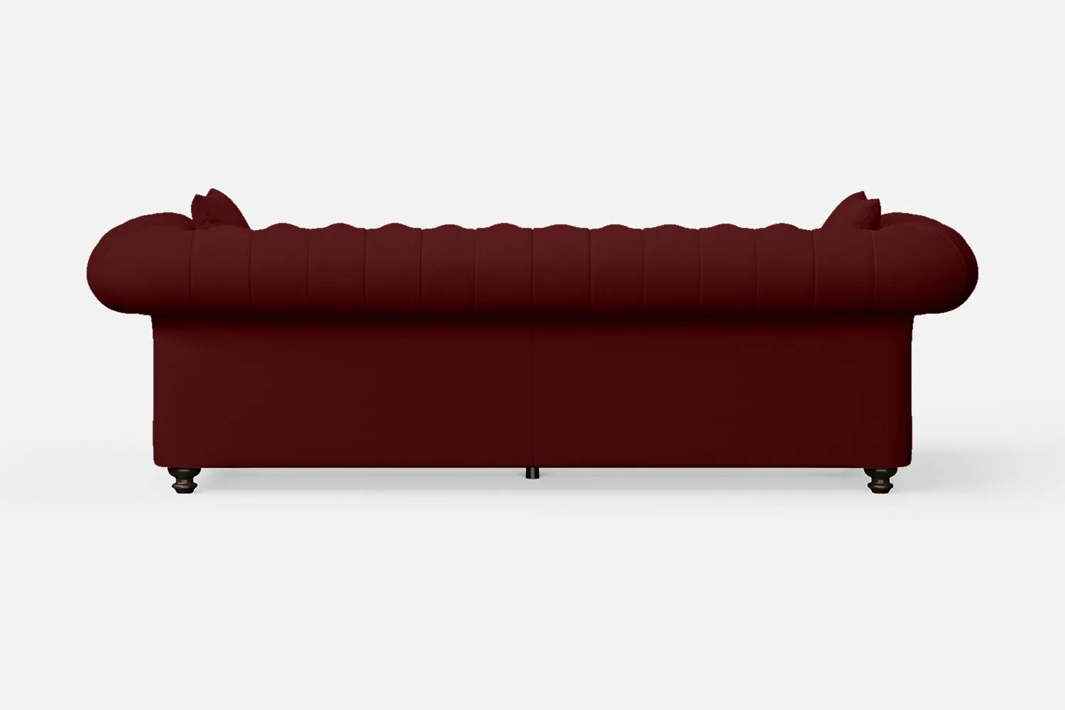 Pesaro 4 Seater Sofa Red Leather