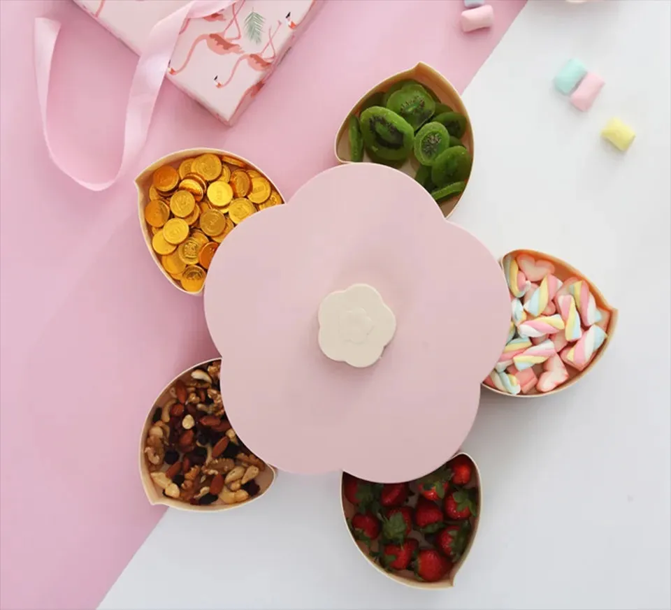 PETAL DRY FRUIT & CANDY TRAY