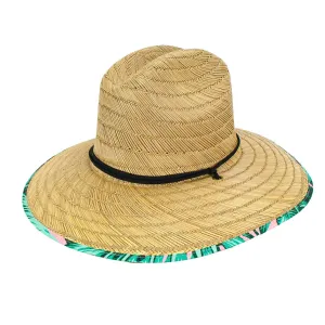 Peter Grimm Leaflets - Rye Straw Lifeguard Hat