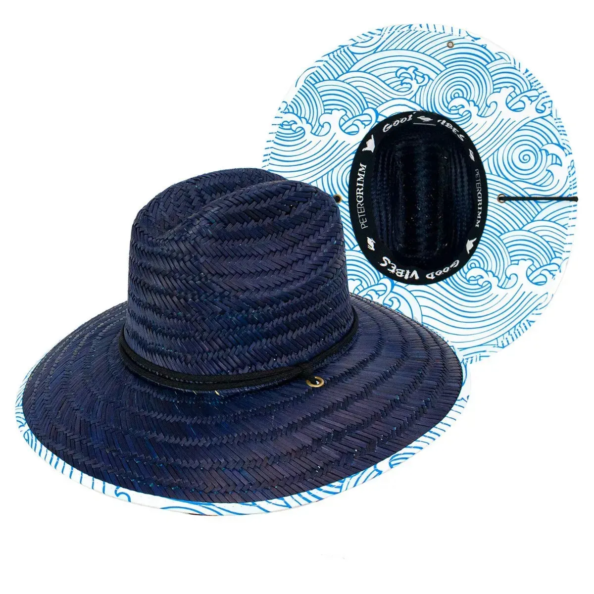 Peter Grimm Wave - Rush Straw Lifeguard Hat