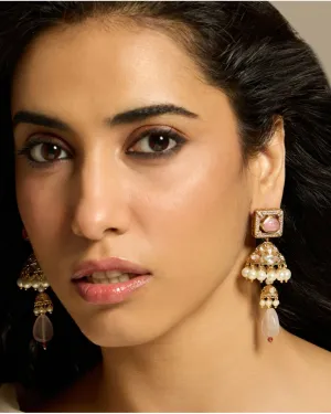 Petite Pink Jhumka Earring