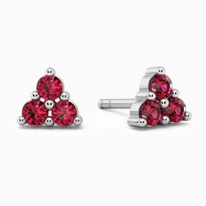 Petite Trio Ruby Earrings - Irosk Australia ®