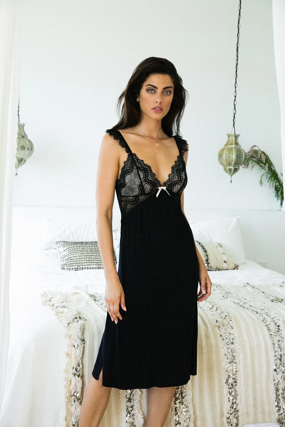 Petra Tencel™ Nightie - Black