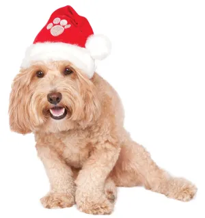 Pets Red Santa Hat Costume Accessory