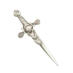 Pewter Stag Head Kilt Pin