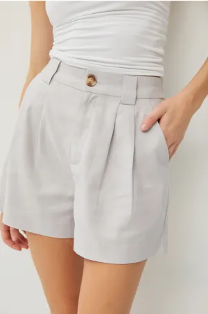 Pewter Wide Leg Shorts