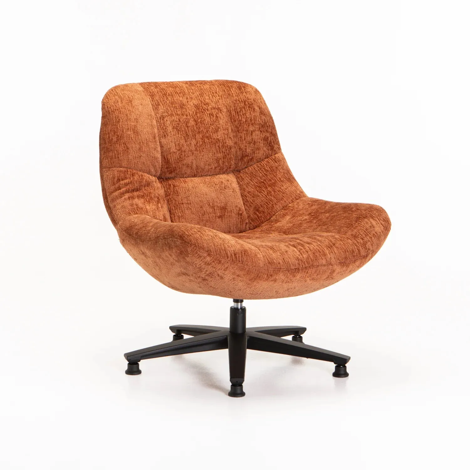 Phantom Swivel Occasional Chair (Available in Rust, Grey and Cream)