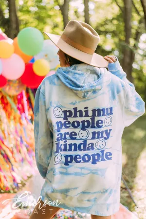 Phi Mu People Are My Kinda People Hoodie