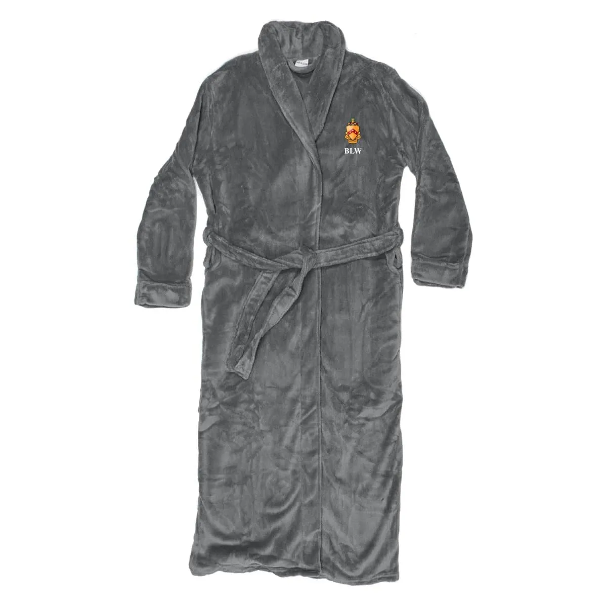 Phi Tau Personalized Charcoal Ultra Soft Robe