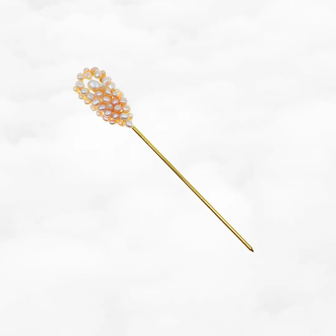 Phoenix Feather Baroque Pearl Hairstick