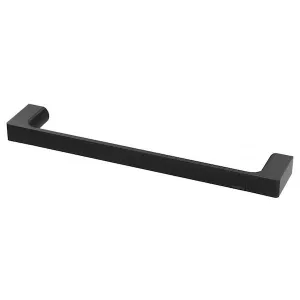 Phoenix Gloss Hand Towel Holder 390mm Matte Black