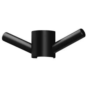 Phoenix Vertical Rail Hook Round - Matte Black