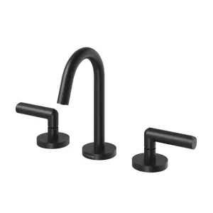 Phoenix Vivid Slimline Plus Lever Basin Set Matte Black