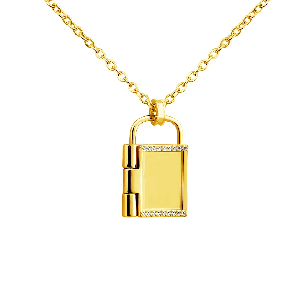 Photo Locket Pendant - Gold