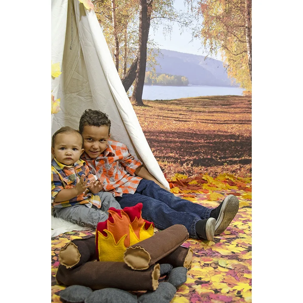 Picnic at the Lake Printed Backdrop