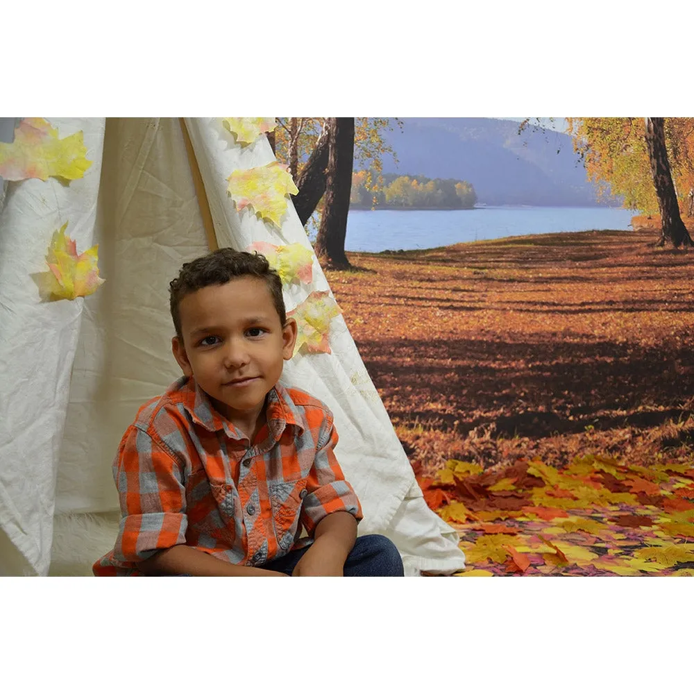 Picnic at the Lake Printed Backdrop