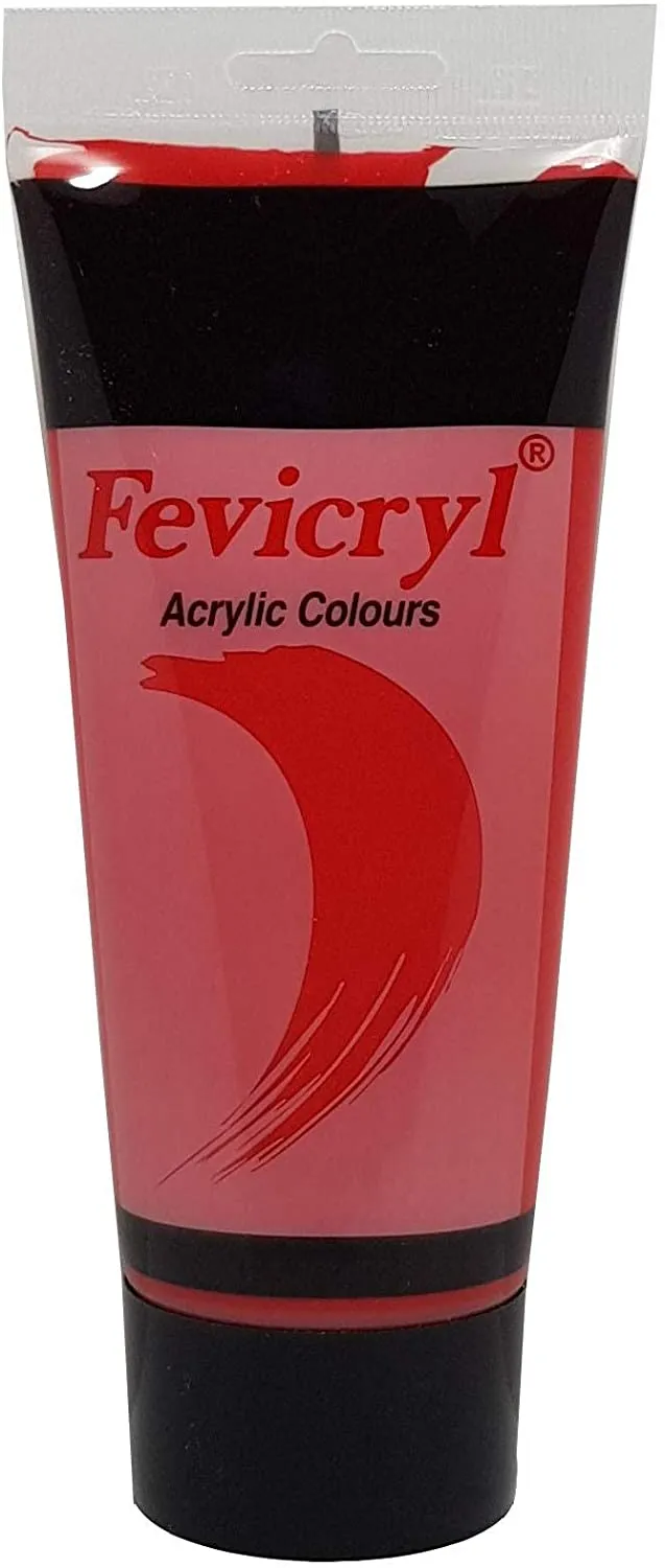 Pidilite Fevicryl Acrylic Color 200ml Cadmium Red