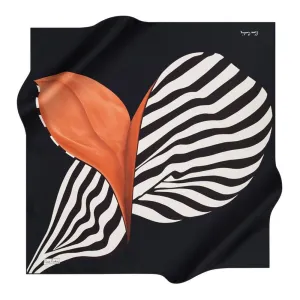 Pierre Cardin Linear Silk Twill Scarf #16