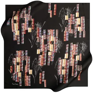 Pierre Cardin Rasha Luxury Silk Scarf No. 11