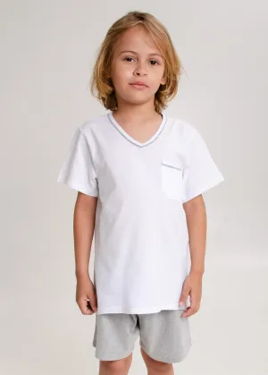 Pijama Infantil Conforto Mescla