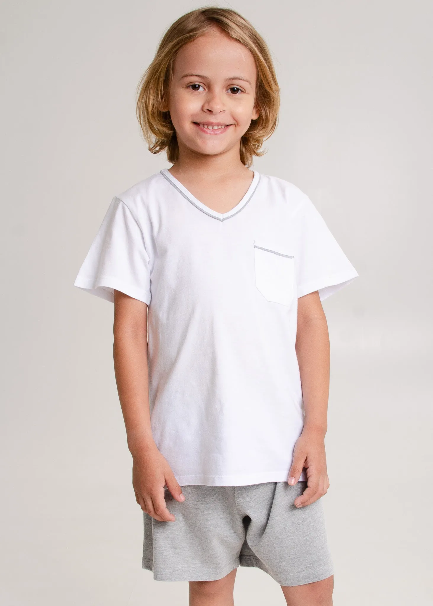 Pijama Infantil Conforto Mescla