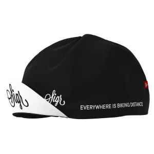 Pilfink Black Cycling Cap